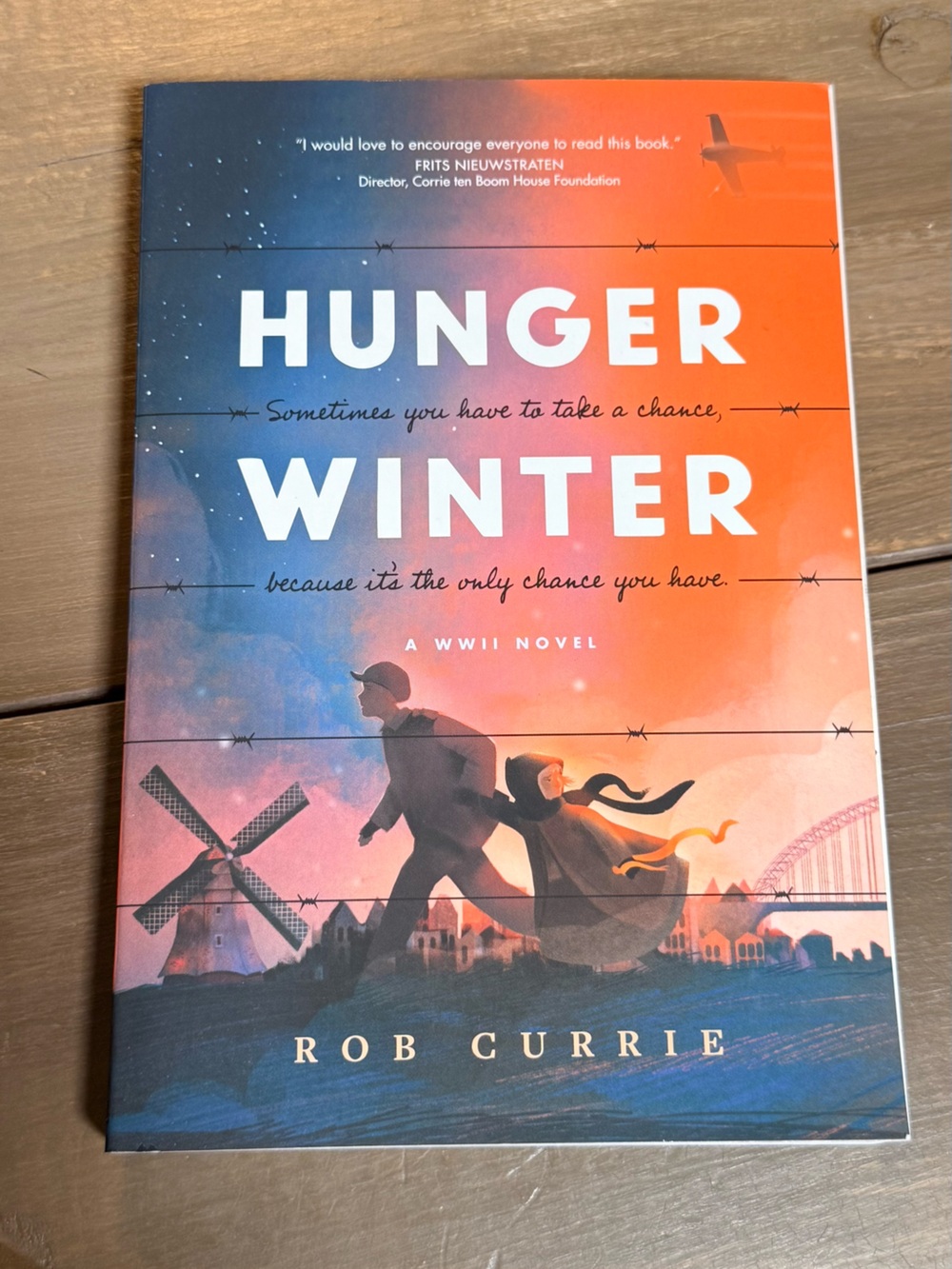 Hunger Winter by Rob Currie Paperback WWII Historical Fiction Juvenile Novel